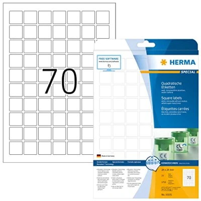 Image de herma universal etiketten special, 24 x mm, weiá par 1 etiquettes multi usages, 10105