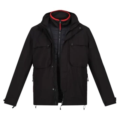 Afbeelding van Regatta Shrigley III 3 IN 1 Outdoorjas, Heren, Maat: 52/54, Black