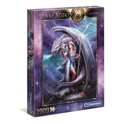 Image de Puzzle 1000 pièces Clementoni Anne Stokes Dragon Mage