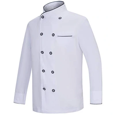 Afbeelding van Misemiya Chaqeuta Cocinero Kx 842b Koksjas voor heren, Wit.