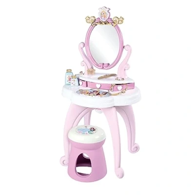 Image de Jeu de coiffure Smoby Coiffeuse Disney Princess 2 en 1 avec tabouret
