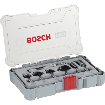 Image de BOSCH 2607017468 jeu de toupies à chant avec queue 6 mm pièces