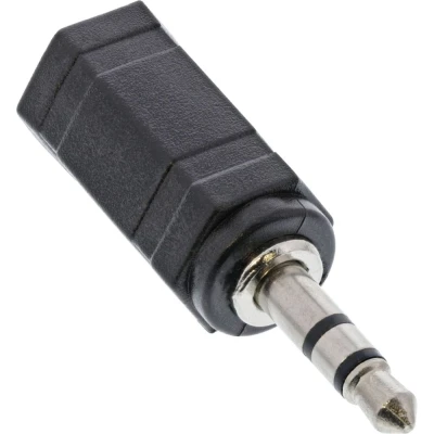 Afbeelding van Audio adapter 2,5 mm klink aansluiting aan 3,5 stekker stereo