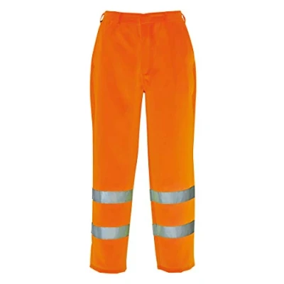 Afbeelding van Portwest E041 Hi Vis Polycotton broek, Normaal, maat XL, oranje