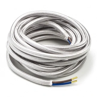 Afbeelding van Strijkijzersnoer Calex 3 meter (2 x 0.75 mm², Metallic grijs)