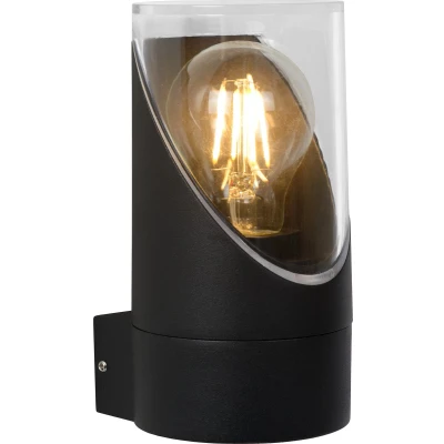 Afbeelding van Lucide NORMAN Wandlamp 1xE27 Zwart