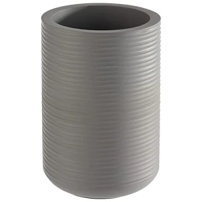 Afbeelding van APS 36123 Flessenkoeler van beton met meubelvriendelijke bodem, voor 0,7 tot 1,5 liter flessen, Ø 13/10 cm, hoogte 19,5 grijs