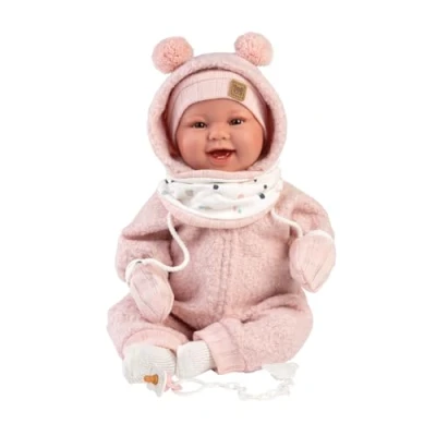 Afbeelding van Llorens soft body Babypop Tala Sonrisas zonder geluid 44 cm