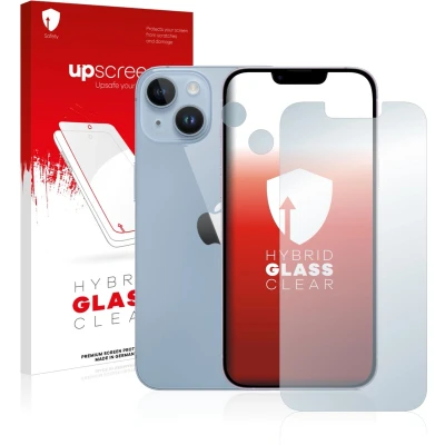 Afbeelding van upscreen Screenprotector voor Apple iPhone 14 (Voor+Camera) Folie Beschermfolie Beschermglas transparant