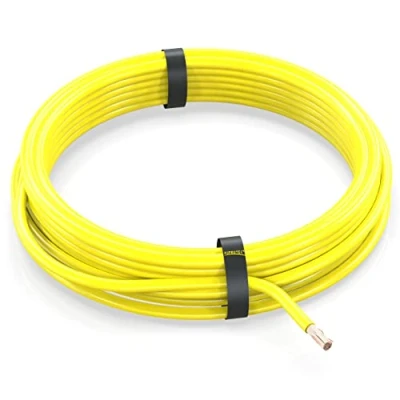 Afbeelding van AUPROTEC Eenpolige kabel 1,5 mm² FLRY B Elektrische ringdraad: 5 m, Geel