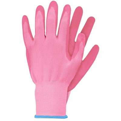 Afbeelding van Talen Tools Werkhandschoenen Latex Roze Maat S