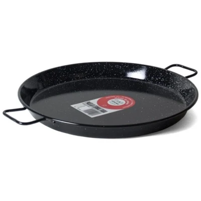 Afbeelding van Garcima Paellapan 34 Cm Rvs/bijenwas Zwart
