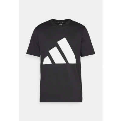 Afbeelding van adidas Sportswear Essentials BIG LOGO Single Tshirt print, Heren, Maat: XXL, Black white