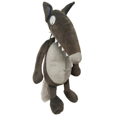 Image de La peluche Loup de taille moyenne nue
