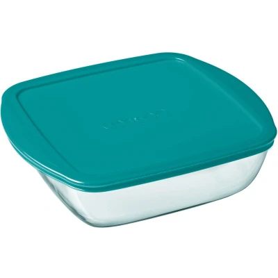 Afbeelding van Pyrex Cook &amp; Store Schaal Vierkant met Deksel 1 liter