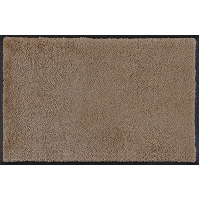 Afbeelding van wash+dry Deurmat, taupe 50x75 cm, binnen en buiten, wasbaar