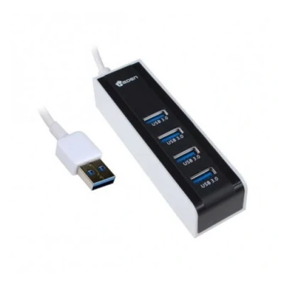 Image de Hub USB 3.0 4 Ports HEDEN Cable 40 cm Réf : HUBUSB3E40