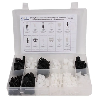 Afbeelding van CCLIFE 270 stuks autodeurbekleding clips bevestigingsclips voor Mercedes Benz