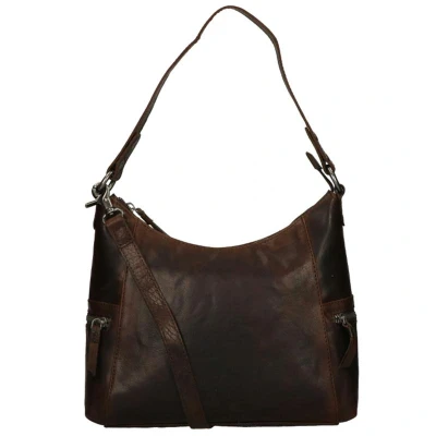 Afbeelding van Spikes &amp; Sparrow Handtas, Dames, Maat: One Size, Darkbrown