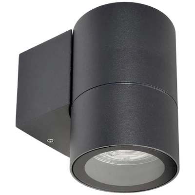 Afbeelding van Buitenwandlamp Achernar 1 lamp down zwartgrijs