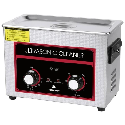 Afbeelding van TOOLCRAFT USC 450 Ultrasoonreiniger Sieraden, Werkplaats, Kantoorartikelen 380 W 4.5 l Met verwarming, reinigingskorf
