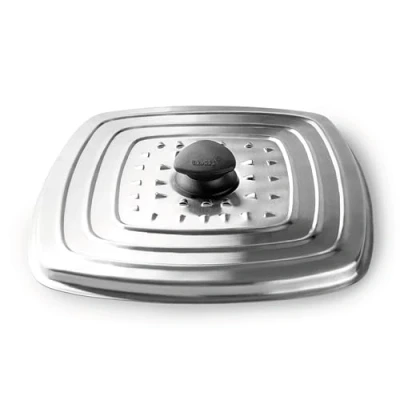 Afbeelding van IBILI Multifunctioneel deksel, vierkant, roestvrij staal, speciaal voor grills