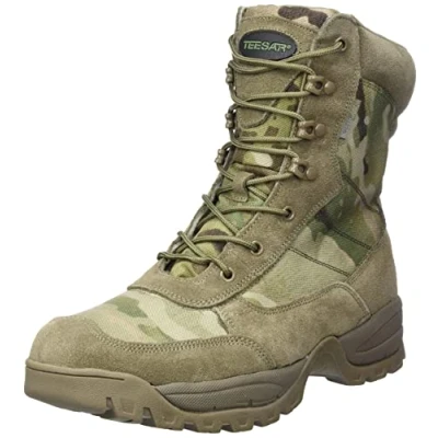 Afbeelding van Mil Tec Tactical Boot M.ykk ritssluiting, herenlaarzen, Multicam