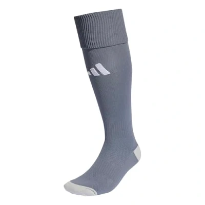 Afbeelding van Adidas Milano 23 Voetbalkousen Grijs / Wit Maat: 40 42