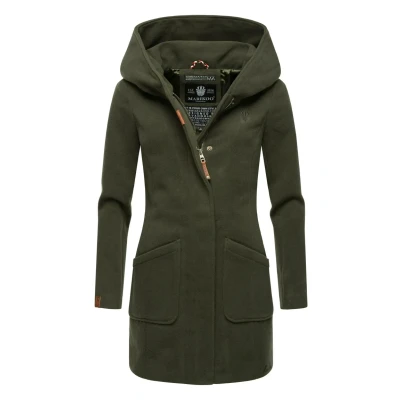 Afbeelding van Marikoo Maikoo Halflange jas, Dames, Maat: Small, Olive