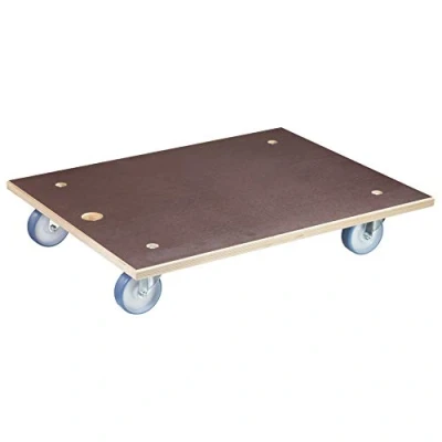 Afbeelding van Wagner transportwagen mm 1147 I 78 x 59 cm, draagvermogen 500 kg, 24 multiplexplaat, voor zware dozen, apparaten en meubels, anti slip oppervlak, FSC® gecertificeerd