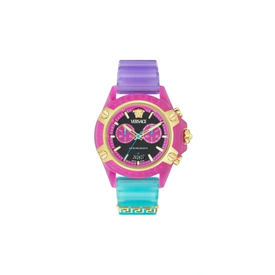Afbeelding van Versace Watches ICON Active Chronograaf, Maat: One Size, Fuchsia