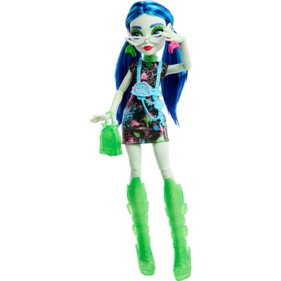 Afbeelding van Monster High Skulltimate Secrets Neon Frights Ghoulia Yelps 21 cm Modepop