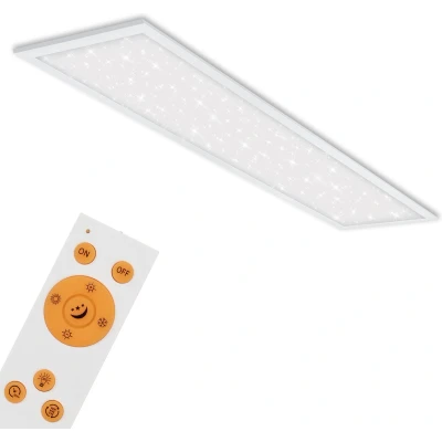 Afbeelding van Briloner Leuchten LED paneel, plafondlamp incl. sterrendecor, dimbaar, kleurtemperatuurregeling (CCT), afstandsbediening, 36 watt, 3.800 lumen, wit