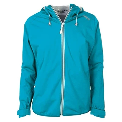 Afbeelding van Pro X Elements Opbergbare regenjas voor dames Davina Neon turquoise maat 36EU
