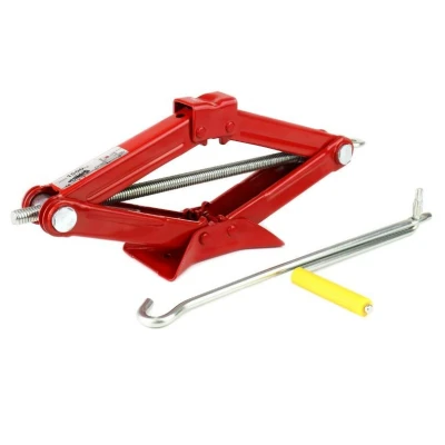 Afbeelding van AMiO Universele Schaarkrik met Handslinger voor Auto Rood 1.5 ton