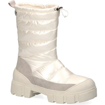 Afbeelding van Caprice Vegan Snowboots, Dames, Maat: 37, Pearl comb Hoogwaardig imitatieleer