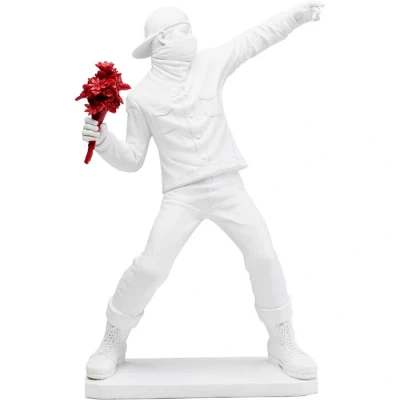 Afbeelding van Kare Decoratiefiguur Street Art Bouquet White H66cm