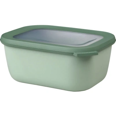 Afbeelding van Mepal Cirqula Multikom Vershouddoos Rechthoekig 1,5 Liter Nordic Sage Groen Vershouddozen