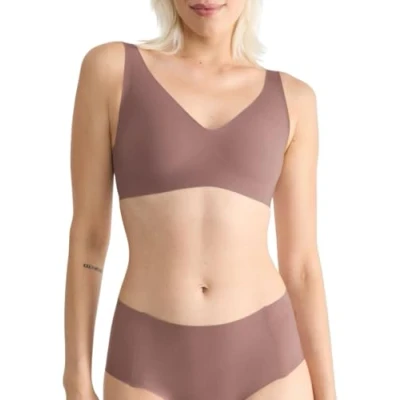 Afbeelding van Zero Feel Comfort bh Soft Bra 2.0 Bralette Naadloze top met sluiting Zachte brede bandjes XL Roze