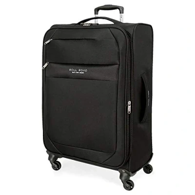 Afbeelding van Roll Road Royce handbagage koffer, zwart., Middelgrote koffer