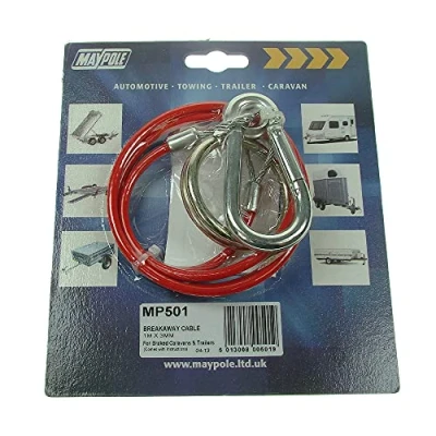 Afbeelding van Maypole MP501 1m x 3mm Breakaway PVC kabel Rood