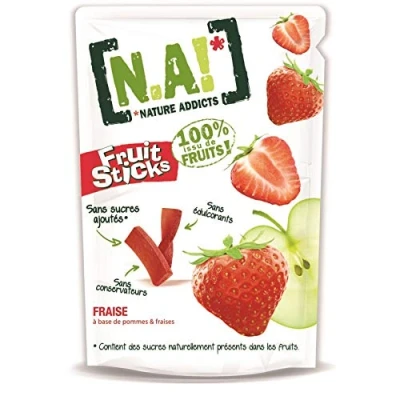 Afbeelding van NA! NATURE ADDICTS Fruit Stick Aardbeien 40 g