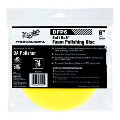 Afbeelding van Meguiars Soft Buff DA Foam Polishing pad d. 15cm