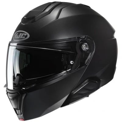 Image de HJC i91 Solid semi mat noir Casque modulable S