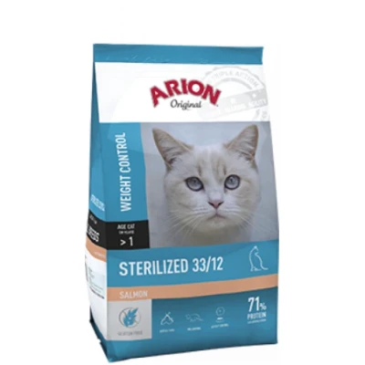 Afbeelding van Arion kattenbrokken original sterilized zalm 33/12 2 kg