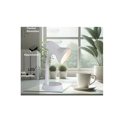 Afbeelding van Brilliant Junior Tafellamp Spaarlamp, Gloeilamp E27 40 W Wit