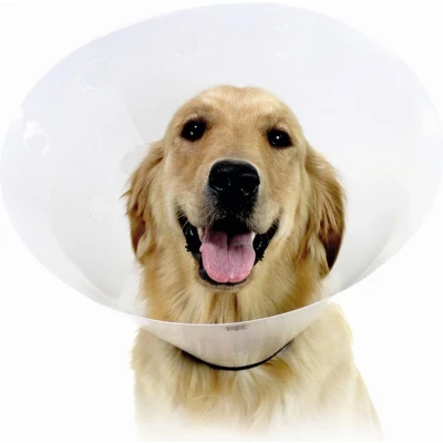 Afbeelding van Lampenkap voor honden KVP Check Transparant (22 27 cm)