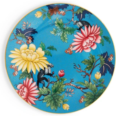 Afbeelding van Wedgwood Wonderlust Sapphire Garden Ontbijtbord 20 Cm Lichtblauw