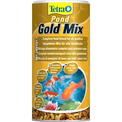 Afbeelding van Tetra Pond Gold Mix Goudvissenvoer Vijvervoer 1 l