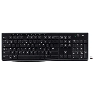 Afbeelding van Logitech 920 003738 K270 Wireless Keyboard, Full size (100%) QWERTY, Black